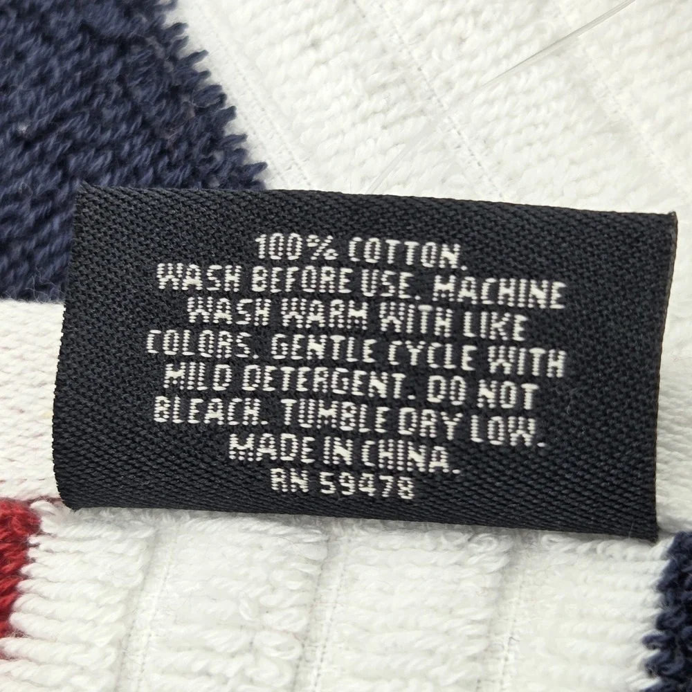 Rachel Zoe Americana Striped Oversized Beach Towel 40x70 Pool Resort